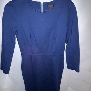 J. Crew Women's Navy Long Sleeve Dress ⚡️